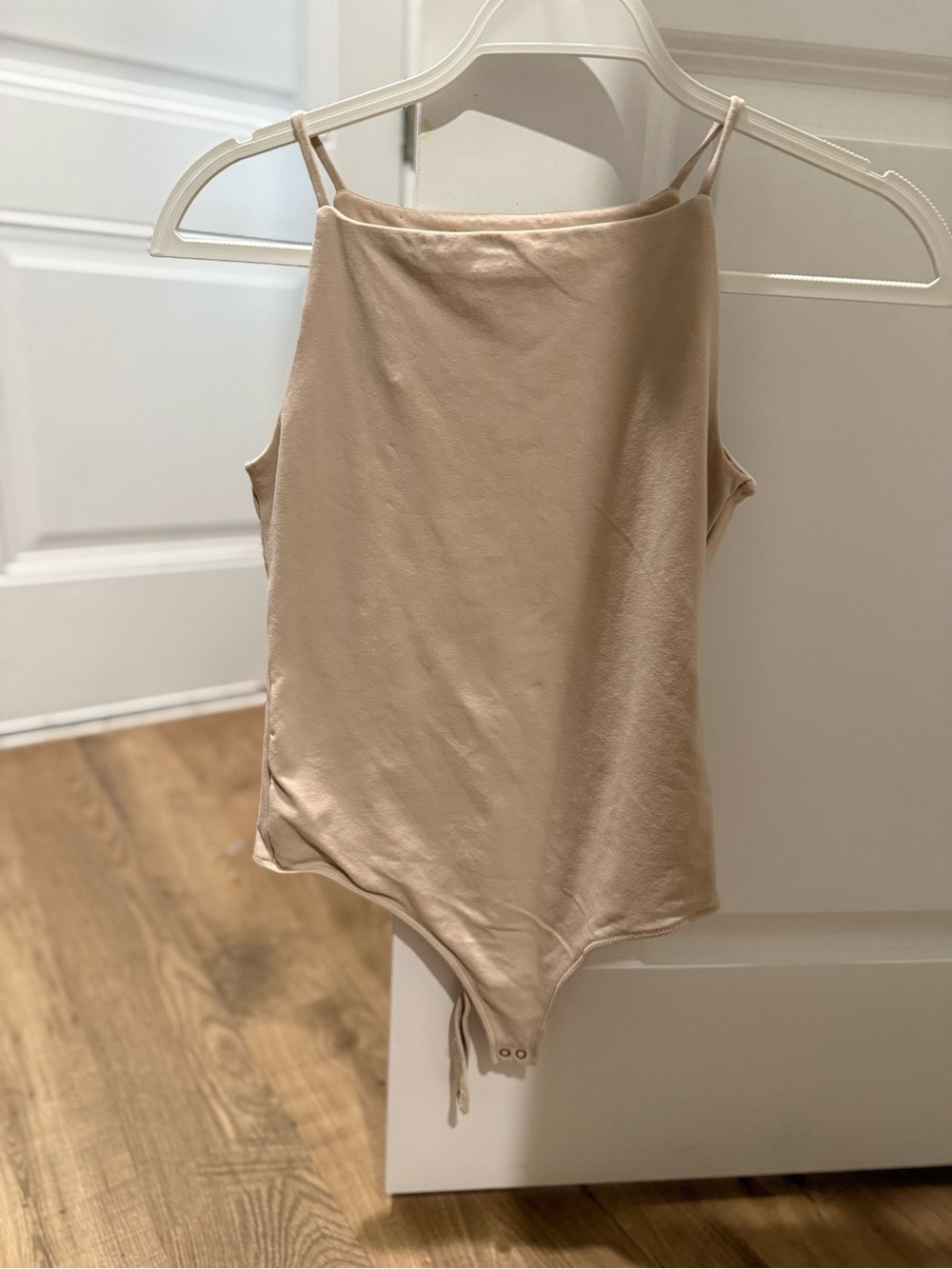 Abercrombie & Fitch Beige Halter Bodysuit
